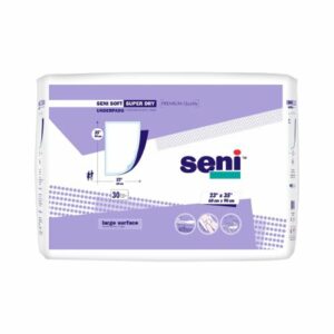 UNDERPAD, SENI SOFT SUPER DRY HYGIENIC 23"-35" (30/PK 2PK/CS