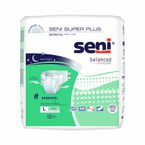 BRIEF, INCONT SENI SUPER PLUS LG 45"-59" (9/PK 4PK/CS)