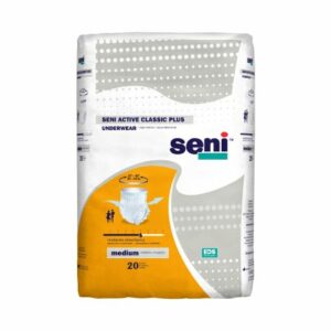 UNDERWEAR, INCONT ACTIVE CLASSIC+ MED 31"-43" (20/PK 4PK/CS