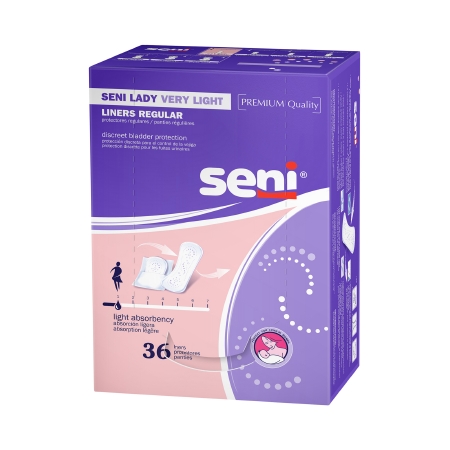LINER, SENI LADY LT ULTRATHIN LF 7.3" (36/PK 20PK/CS)