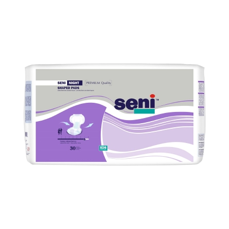 PAD, SENI SHAPED NIGHT LF 27" (30/PK 3PK/CS)