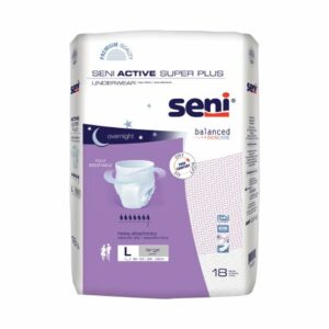 UNDERWEAR, INCONT ACTIVE SUPER+ LG 39"-53" (18/PK 4PK/CS)