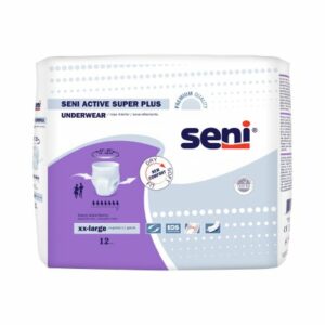 UNDERWEAR, INCONT ACTIVE SUPER+ 2XLG 62"-80" (12/PK 4PK/CS)