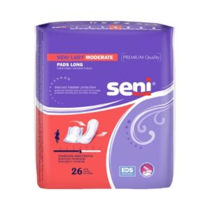 PAD, SENI LADY MODERATE LONG LF 11" (26/PK 20PK/CS)