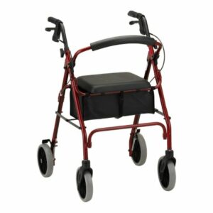 WALKER, ROLLIN ZOOM W/HAND BRAKE RED (1/CS)