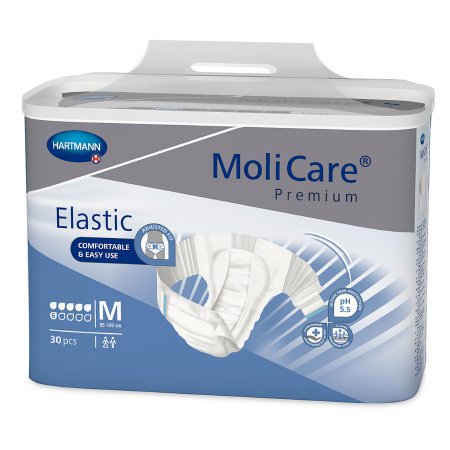 BRIEF, MOLICARE PREMIUM ELAS DISP 6D MED (30/BG 3BG/CS)