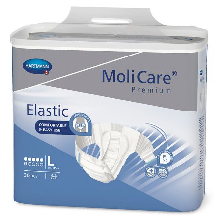 BRIEF, MOLICARE PREMIUM ELAS DISP 6D LG (30/BG 3BG/CS)