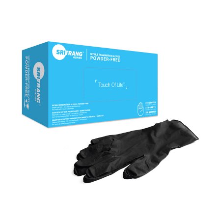 GLOVE, EXAM NTRL LG N/S BLK 3.5G (250/BX 10BX/CS)