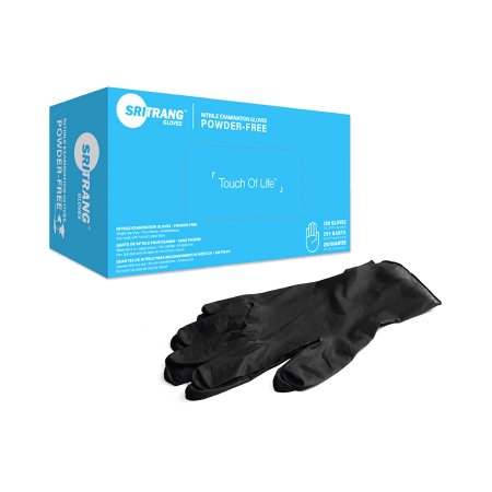 GLOVE, EXAM NTRL XLG N/S BLK 3.5G (225/BX 10BX/CS)
