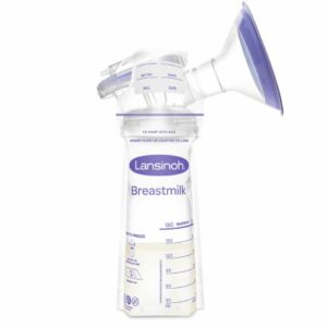 BAG, STORAGE BREAST MILK W/ADAPTER (50/PK 6PK/CS)