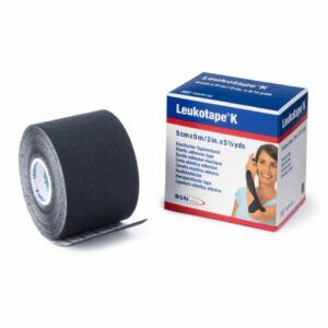 TAPE, SPORT LEUKOTAPE K 5CMX5MBLK (5/BX)
