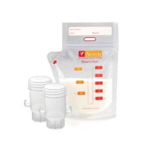 BAG, STORAGE BREAST MILK W/ADAPTER BULK (150/CS)