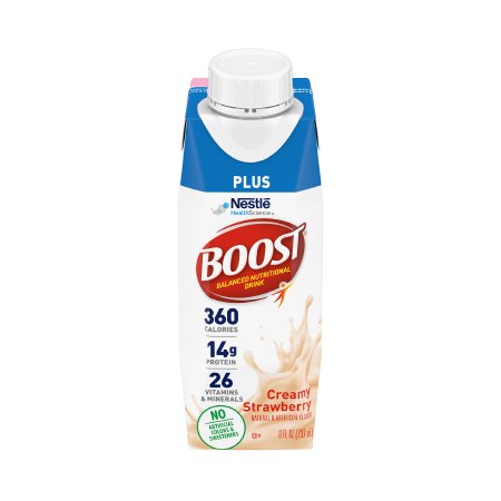 BOOST PLUS, CREAMY STRWBRY 8OZ(24/CS)