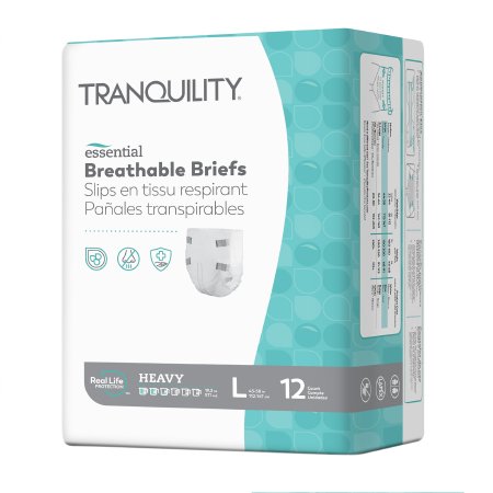 BRIEF, INCONT TRANQUILITY HVY ABSRB LG (12/BG 6BG/CS)