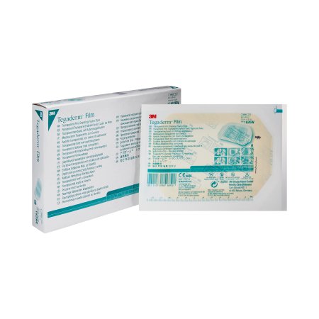 DRESSING, TEGADERM PIC FRAME W/LBL 4X4 3/4(50/BX)