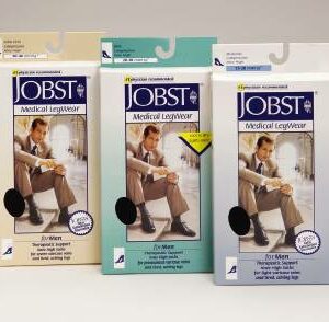 STOCKING, COMPRES KNEE KHAKI MENS LG
