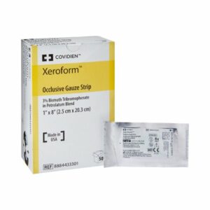 DRESSING, XEROFORM STR 1"X8" (50/BX)                  KENDAL