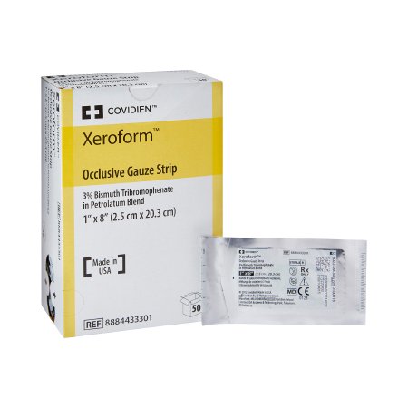 DRESSING, XEROFORM STR 1"X8" (50/BX) KENDAL