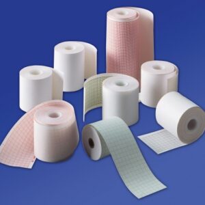 PAPER, EKG RECORD RED GRID (300/PK 8PK/CS) KENDAL