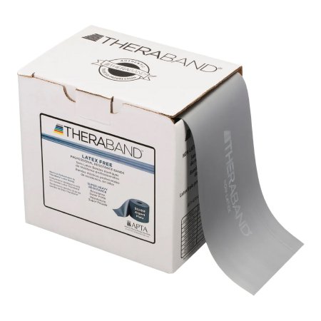THERABAND, SUPR HVY SLVR (50YD/RL) HYGNIC