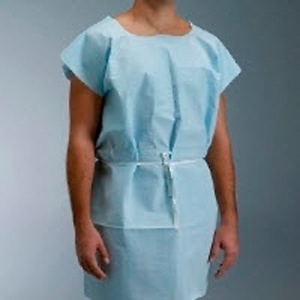 GOWN, PATIENT EXAM N/S WHITE 30"X42" (50/CS)