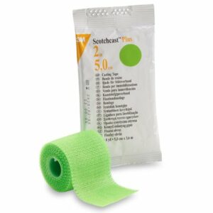 TAPE, CAST SCOTCHCAST 2"X4YDS BRT GRN (10/BX)