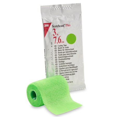 TAPE, CAST SCOTCHCAST 3"X4YDS BRT GRN (10/BX)