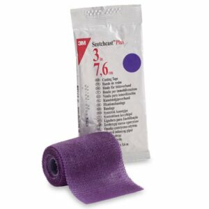 TAPE, CAST SCOTCHCAST 3"X4YDS PUR (10RL/BX)