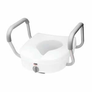 SEAT, TOILET RAISED W/CLAMPS &ARMS CAREXH