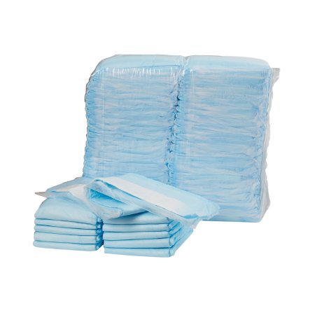 UNDERPAD, WINGS FLUFF LT BLU 23"X24" (200/CS)