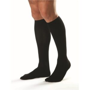 SOCKS, MENS DRESS PUMPERS BLK MED