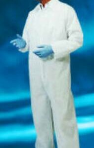 COVERALL, OPN CUFF/ANKLE WHT (24/CS)