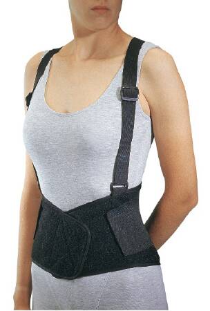 BACK SUPPORT, INDUST W/SUSP 36"-42" LG