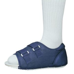 SHOE, POST-OP VELCRO OPEN-TOE MALE LG