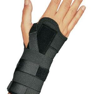WRIST BRACE, UNIV ELAS BLK LG