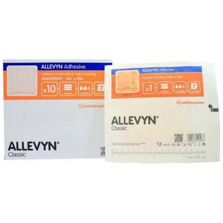 DRESSING, FOAM ADHSV 5X5 (10/BX 4BX/CS) 66000044