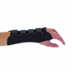 WRIST SUPPORT, CNTRD W/STAYS RT SM