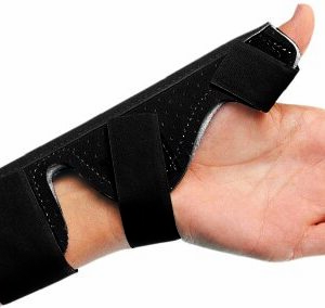 THUMB SPLINT, PERF SUEDE W/FLANNEL LINER UNIV 7"