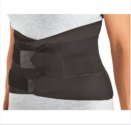 SACRO-LUMBAR SUPPORT, W/COMPRESS STRAP LG