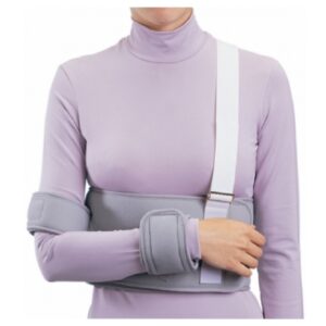 SHOULDER IMMOBILIZER, DLX RT/LT W/STRAP&CUFF UNIV