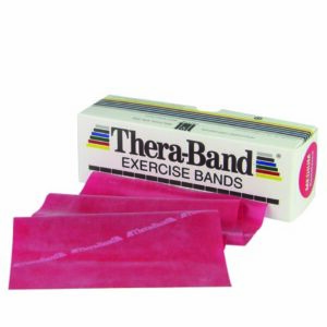 THERBAND, LIGHT RESIST LATEX RED 5"X6YDS