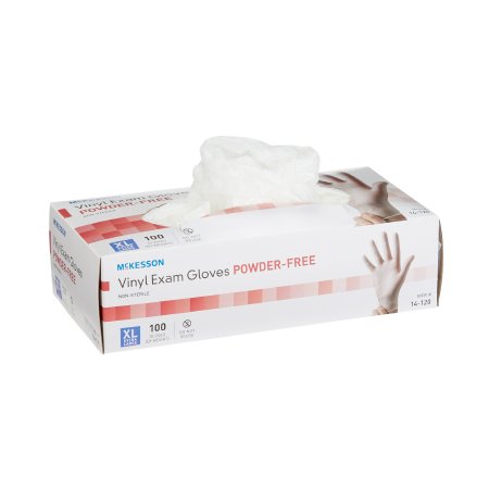 GLOVE, EXAM VNYL XL N/S (100/BX 10BX/CS)