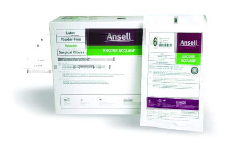 GLOVE, SURG LTX 6.5 STR2 SMTH CHEMO (50PR/BX 4BX/CS)