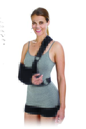 SHOULDER IMMOBILIZER, CLINIC CTN/POLY RT/LT SM