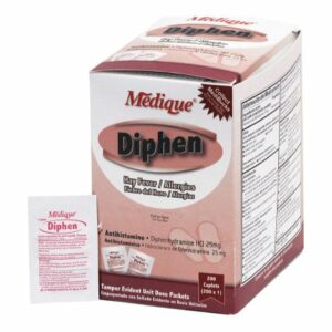DIPHEN ANTHISTAMINE, TAB 25MG (200/BX)