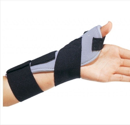 THUMB SPLINT, SPICA ABDUCTED LT UNIV