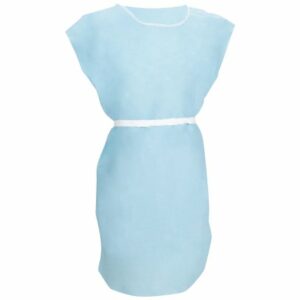 GOWN, EXAM 2PLY SCRIM BLU 2XLG36X44 (25/CS)