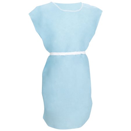 GOWN, EXAM 2PLY SCRIM BLU 2XLG36X44 (25/CS)