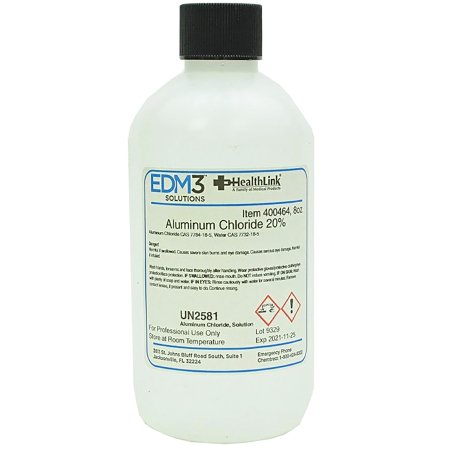 ALUMINUM CHLORIDE, SOL 20% 8OZBICINF