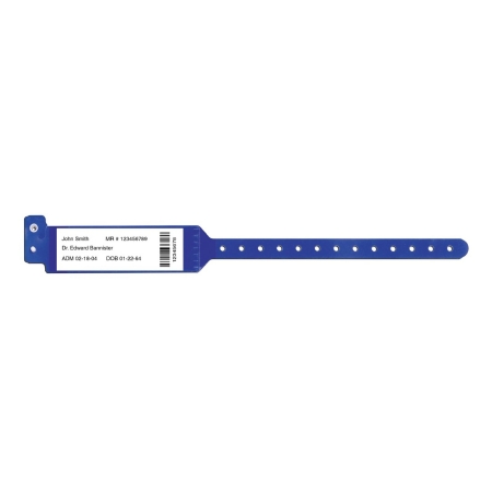 LABELBAND, SENTRY BARCODE BLU (500/BX)